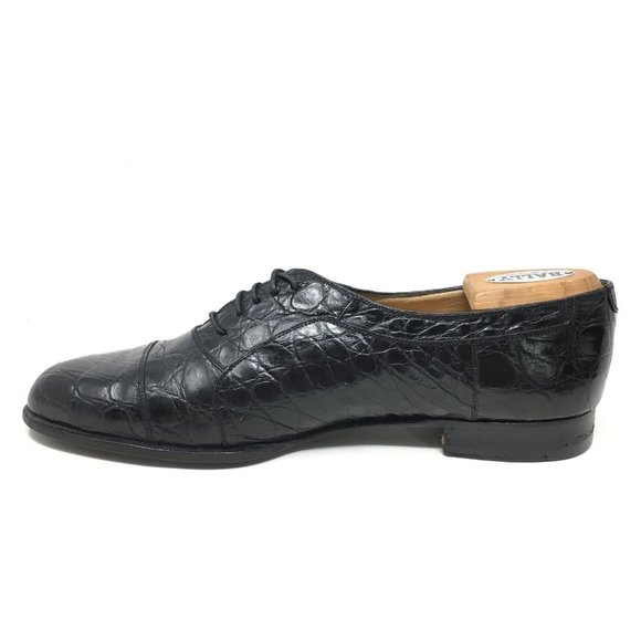 Bally Oxfords Shoes Size 9.5 Black Full Crocodile main image 7